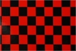 2MTR ORACOVER FUN-3 LARGE CHEQ.RED/BLACK